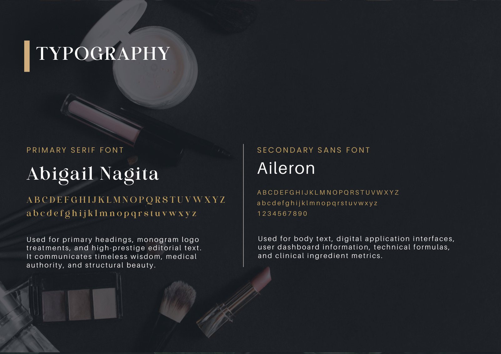 AZ Fabulous typography page